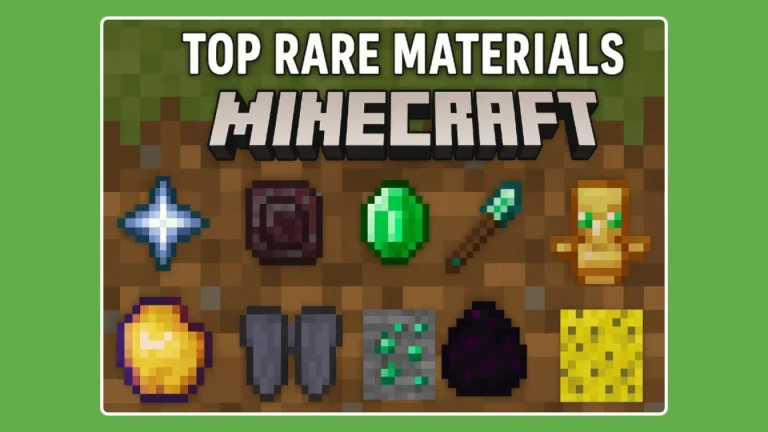 Rare Materials in Minecraft