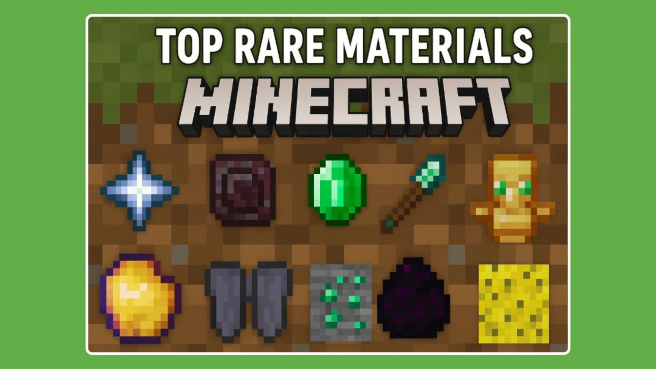 Rare Materials in Minecraft